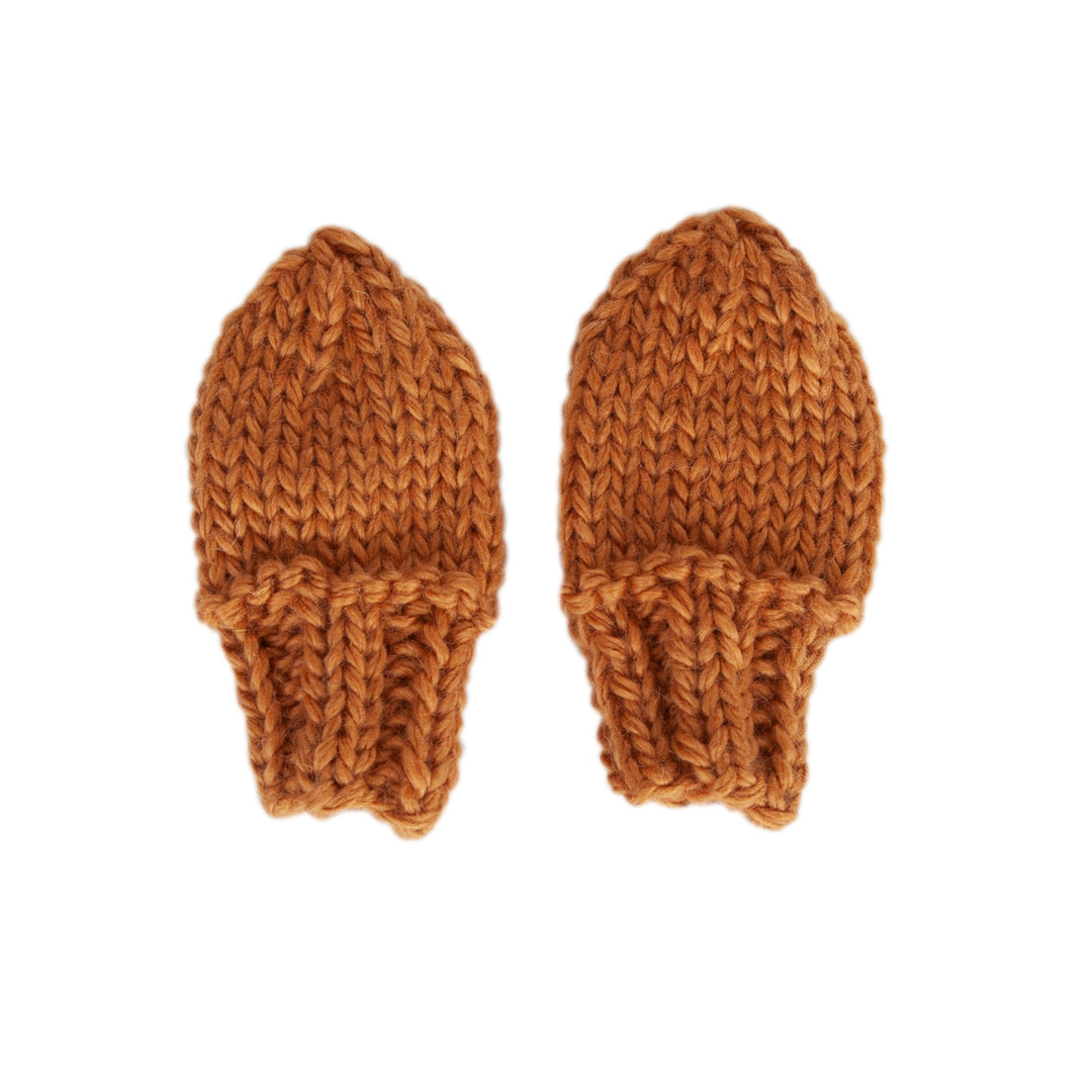 Acorn Cottontail Mittens - Caramel