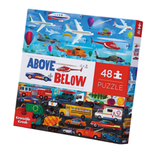 Above and Below Puzzle 48 Piece - Things that Go