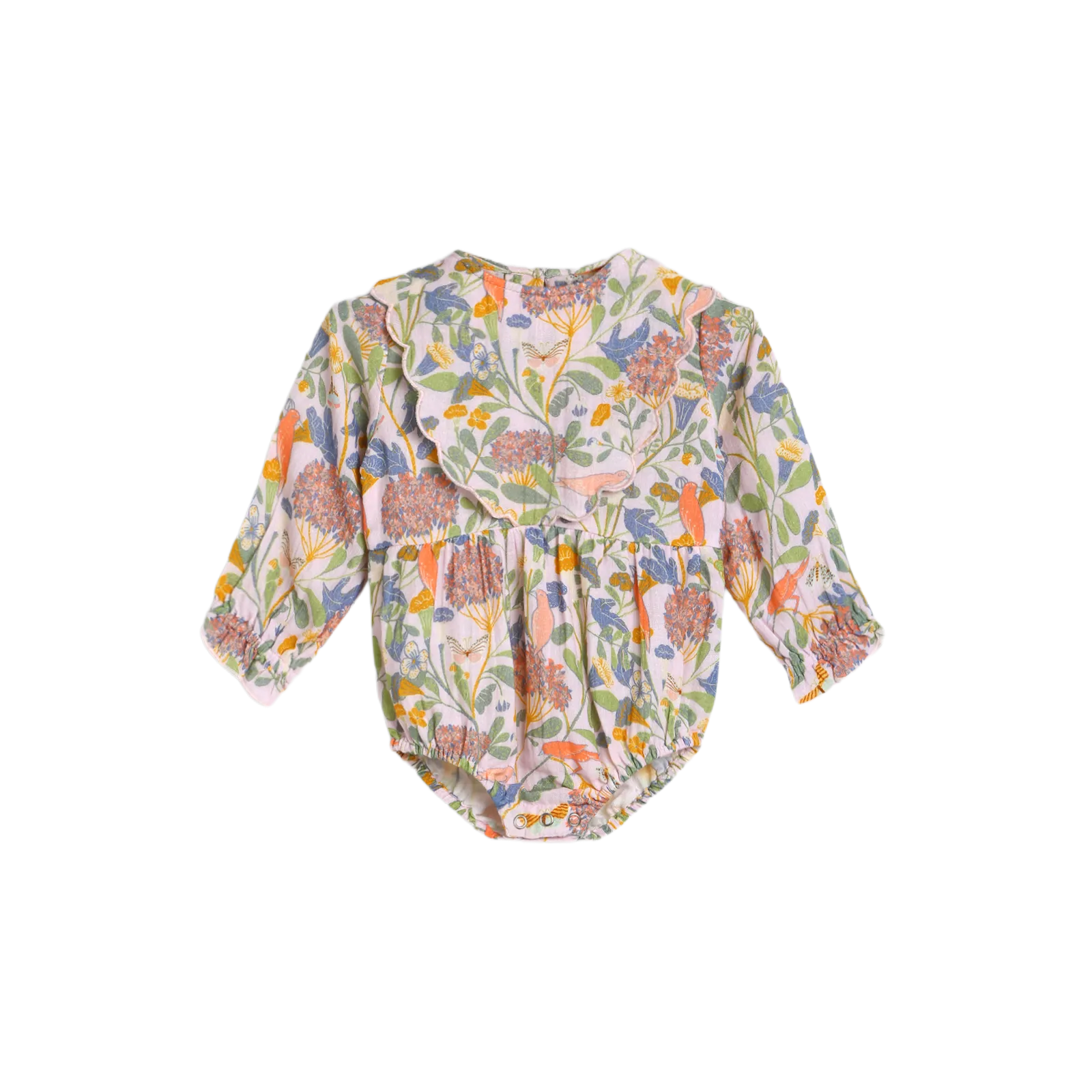 Alex and Ant Charlotte Playsuit - Pink Bird Flower