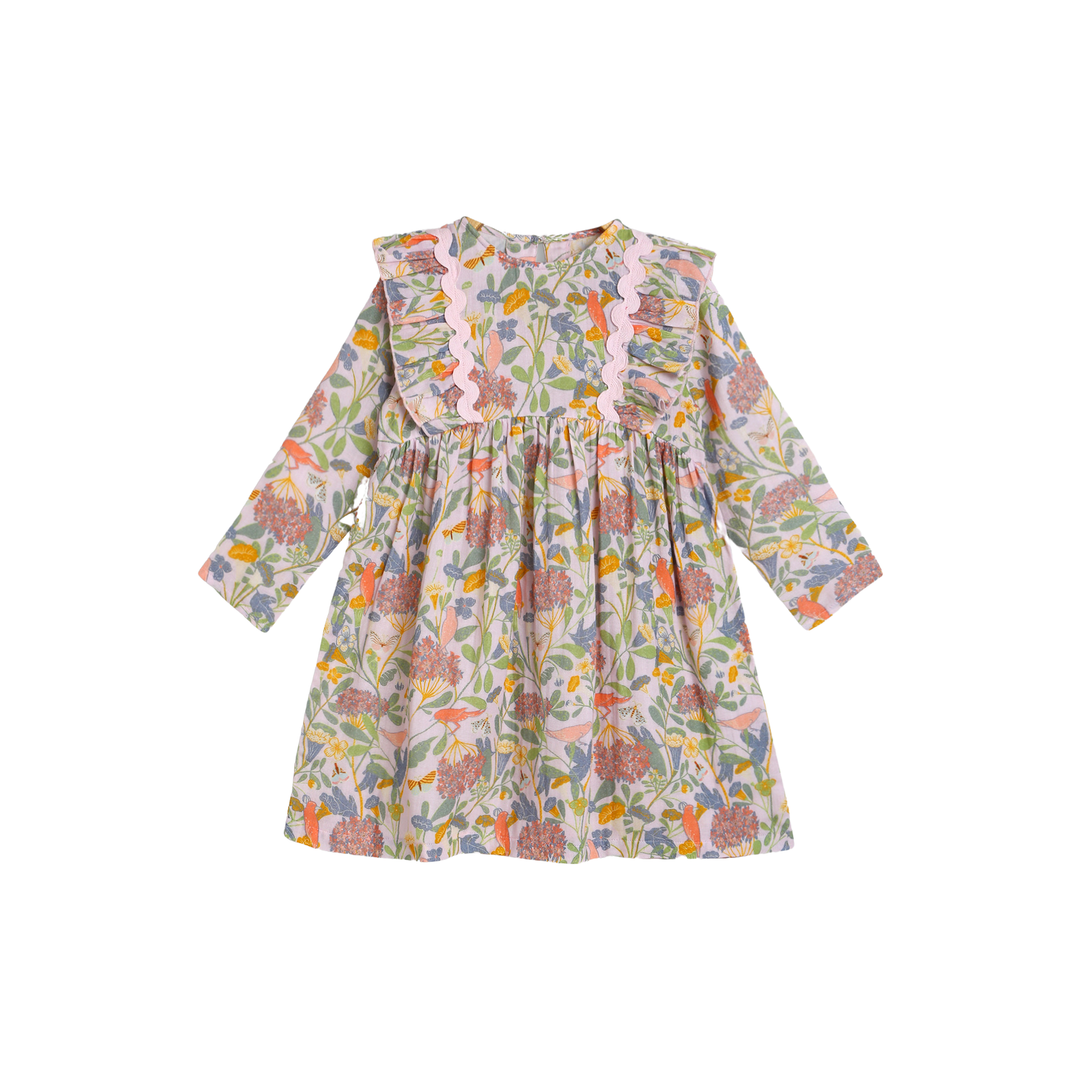 Alex and Ant Ingrid Dress - Pink Bird Flower