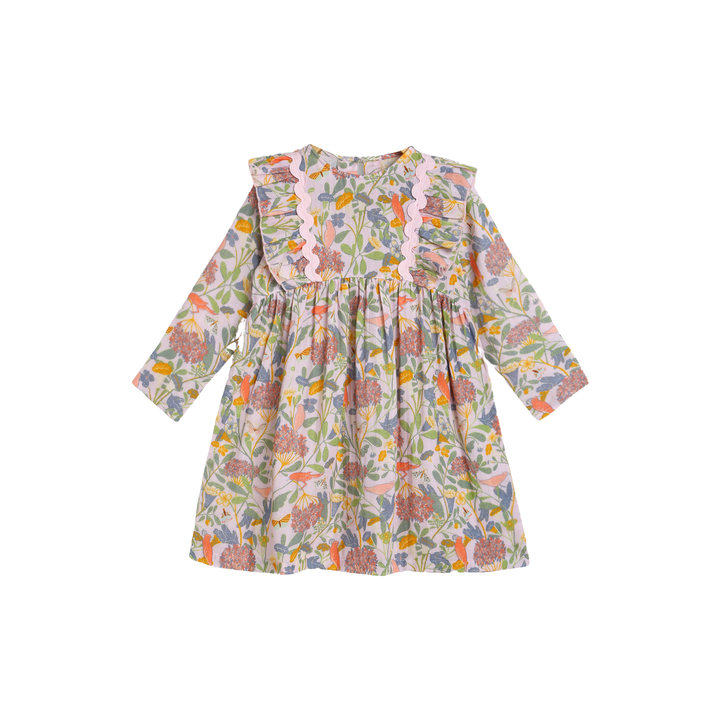 Alex and Ant Ingrid Dress - Pink Bird Flower