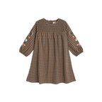 Amelia Dress - Coffee/Black
