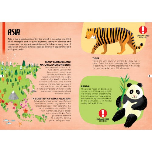 Travel Learn and Explore - Endangered Species of the Planet 205 Piece Puzzle & Book