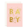 Baby Universe Pink Jumbo Greeting Card