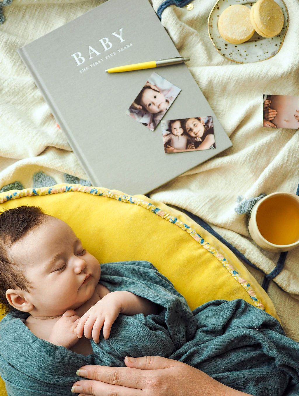 Write To Me - Baby Journal Birth to Five Years - Grey
