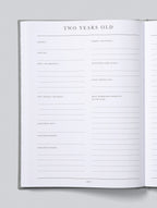 Write To Me - Baby Journal Birth to Five Years - Grey