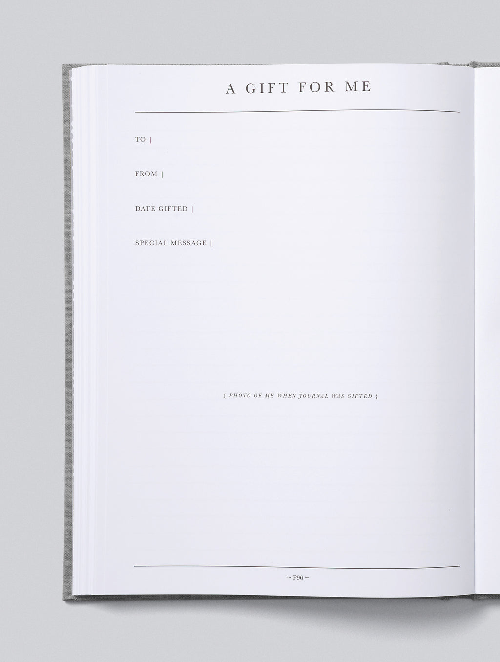 Write To Me - Baby Journal Birth to Five Years - Grey