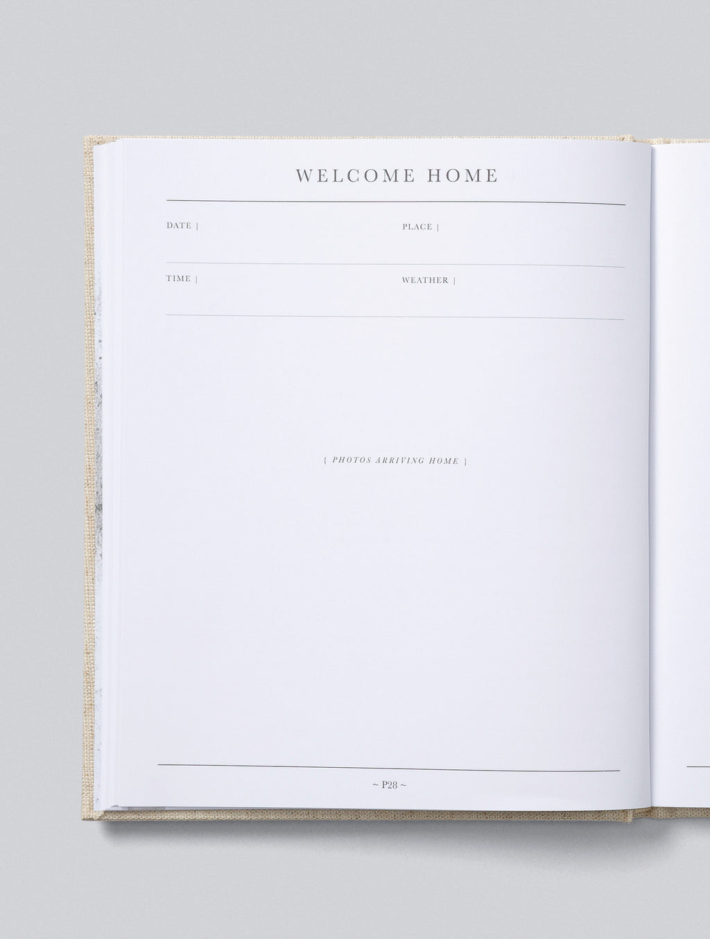 Write To Me - Baby Journal First Year of You