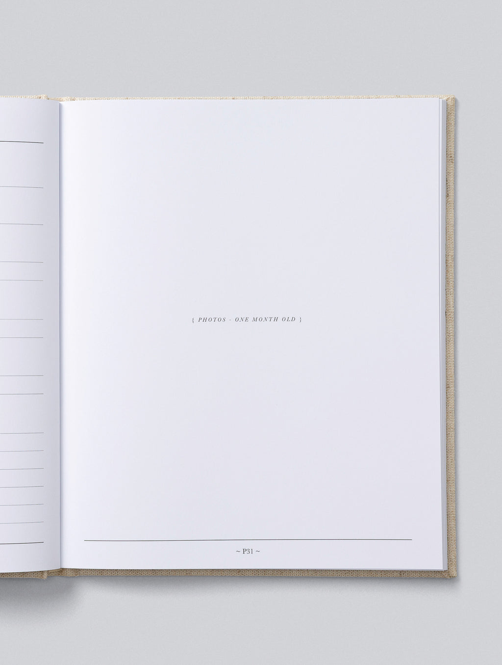 Write To Me - Baby Journal First Year of You
