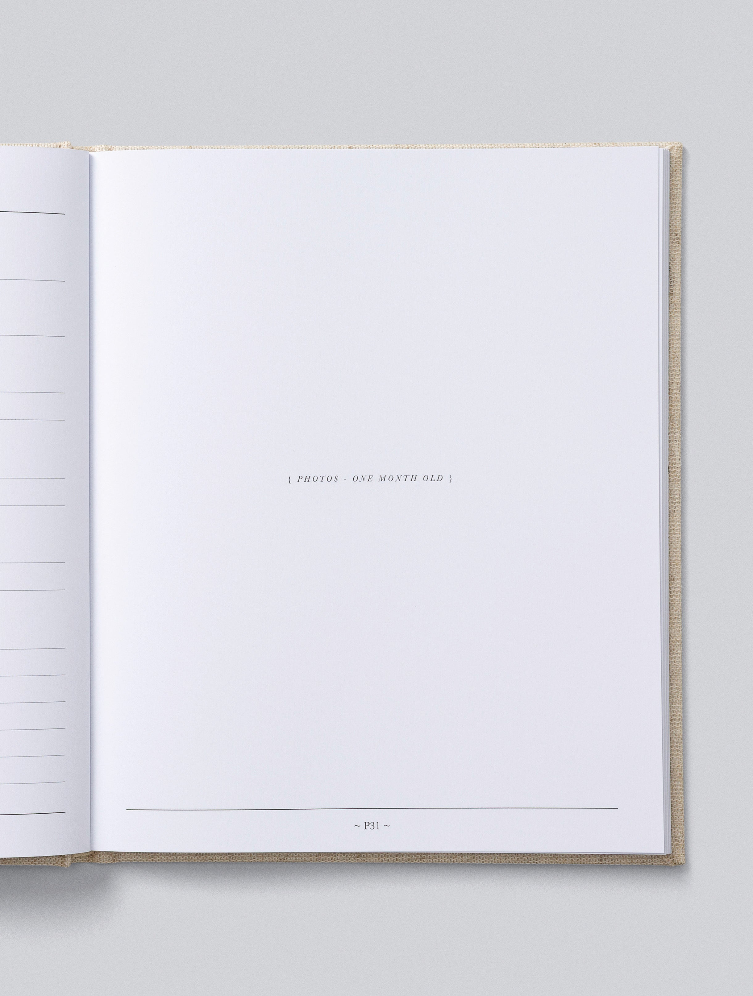 Write To Me - Baby Journal First Year of You