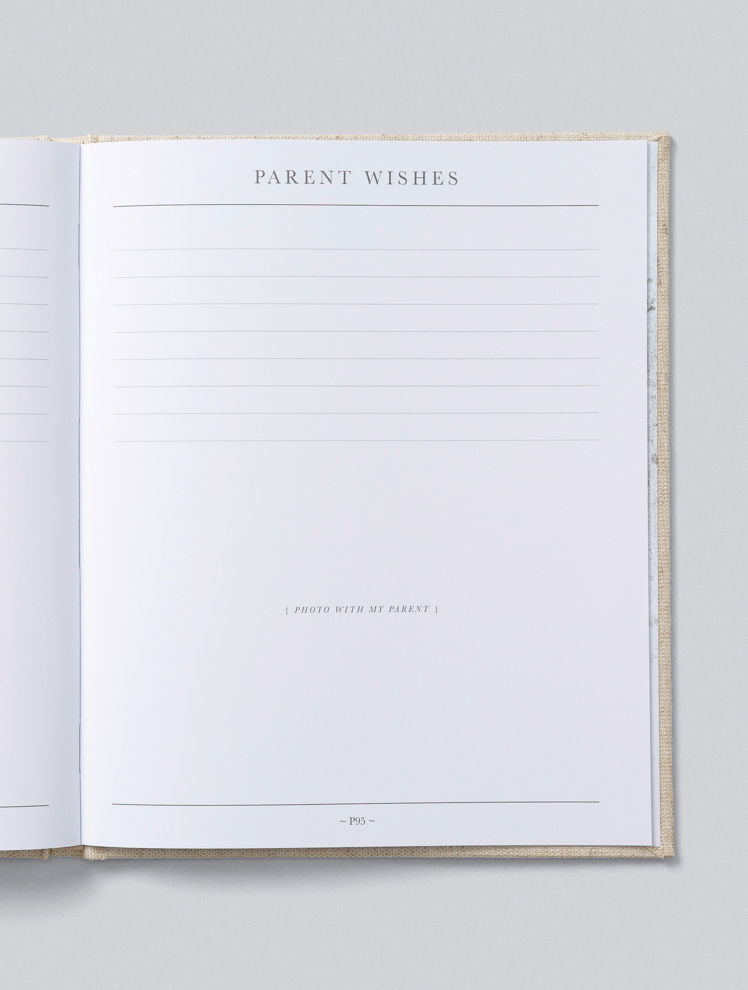 Write To Me - Baby Journal First Year of You