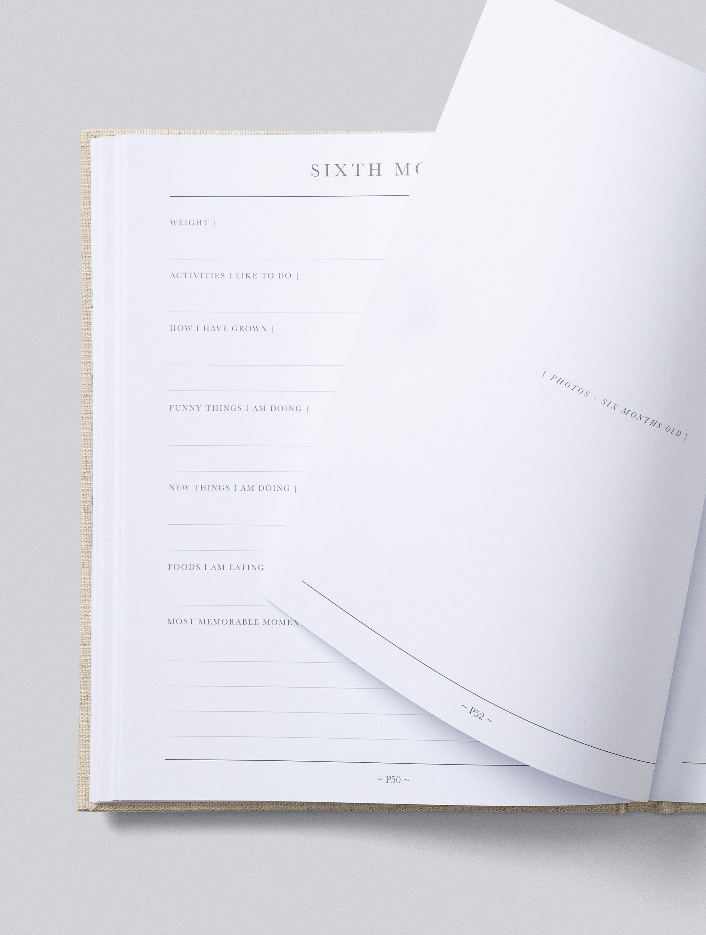 Write To Me - Baby Journal First Year of You