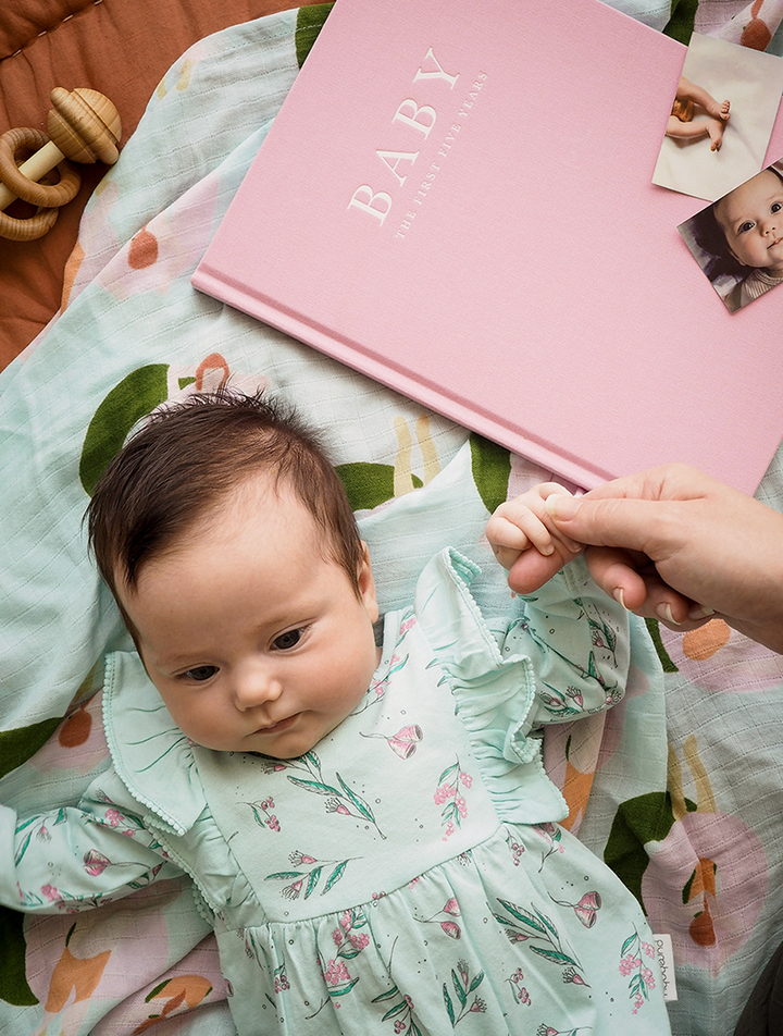 Write To Me - Baby Journal Birth to 5 Years - Pink