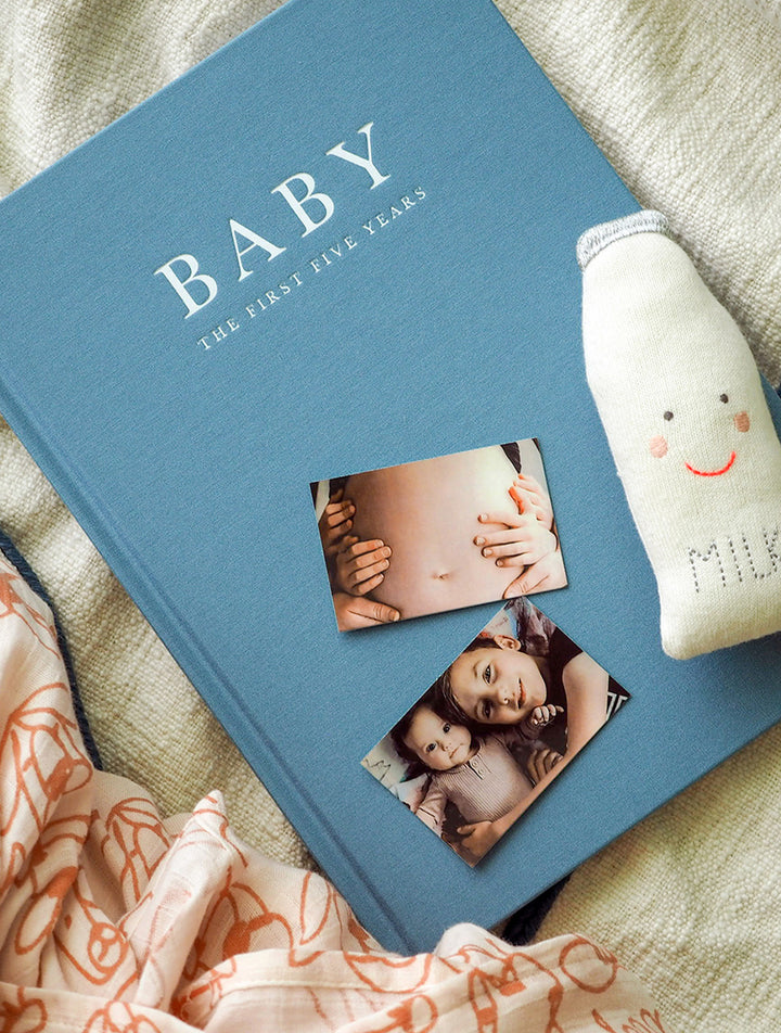 Write To Me - Baby Journal Birth to Five Years - Blue