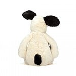 Jellycat Bashful Black & Cream Puppy Medium