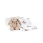 Jellycat Bashful Bunny Gift Set - Beige