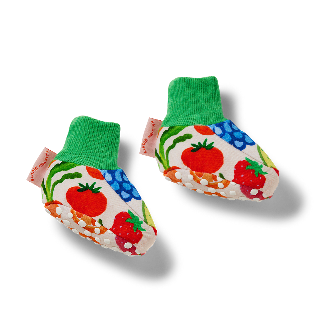 Halcyon Nights Eat The Rainbow Baby Booties