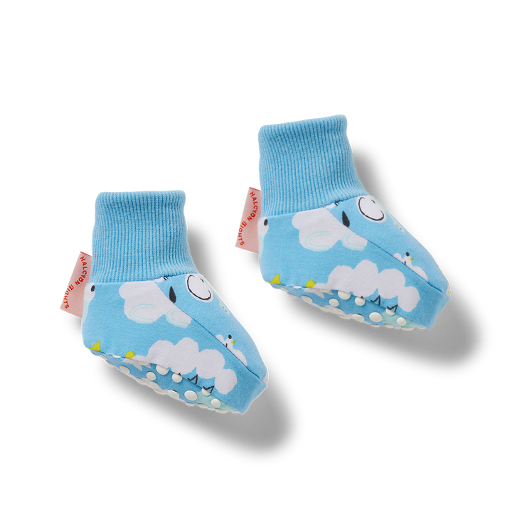 Halcyon Nights I Spy In The Sky Baby Booties