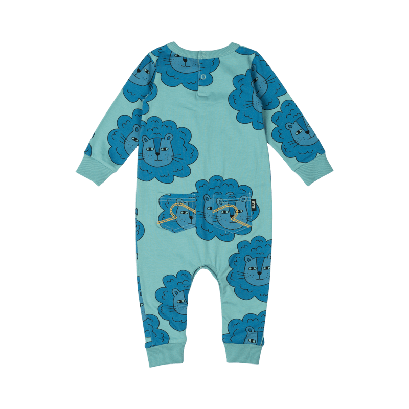 Rock Your Baby Mane Event Blue Playsuit