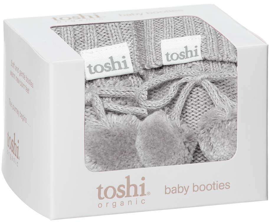 Toshi Organic Booties - Marley / Dove