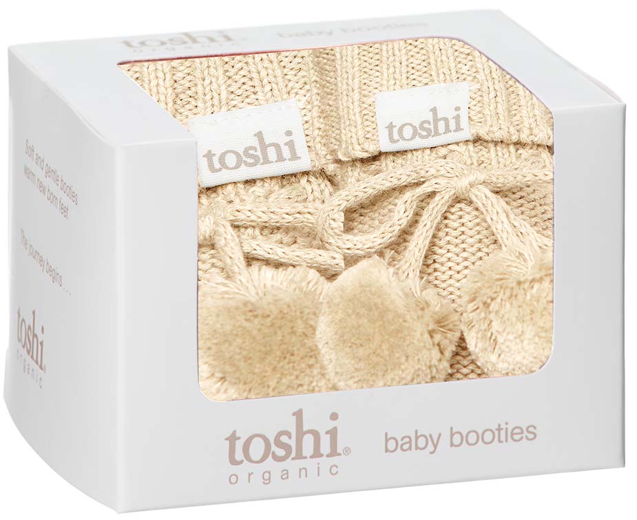 Toshi Organic Booties - Marley / Oatmeal