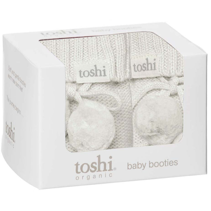 Toshi Organic Booties - Marley / Pebble