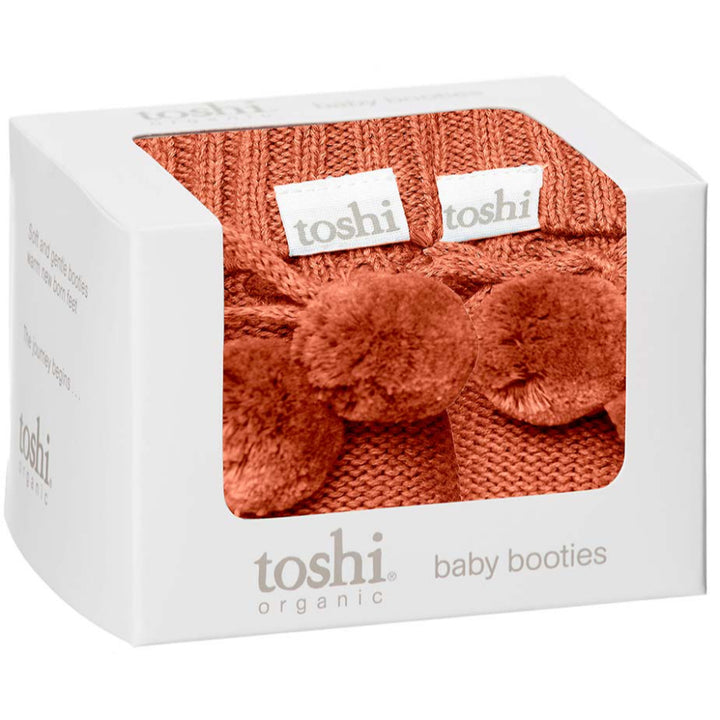 Toshi Organic Booties - Marley / Saffron