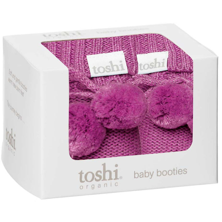 Toshi Organic Booties - Marley / Violet