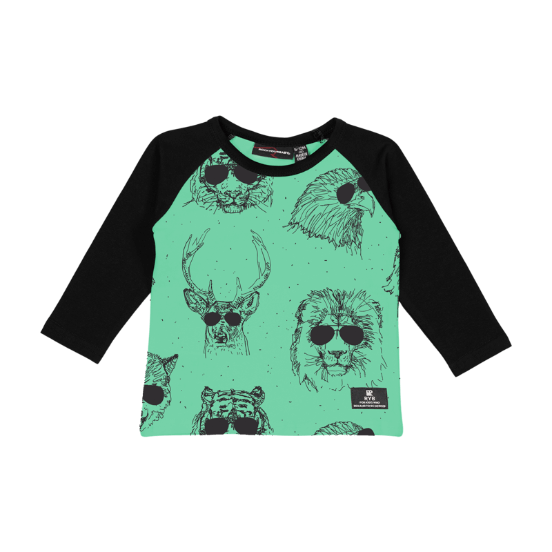 Rock Your Baby Wild Life Baby Long Sleeve T-Shirt