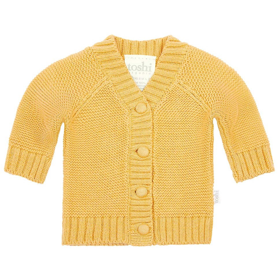 Toshi Organic Cardigan - Andy / Butternut