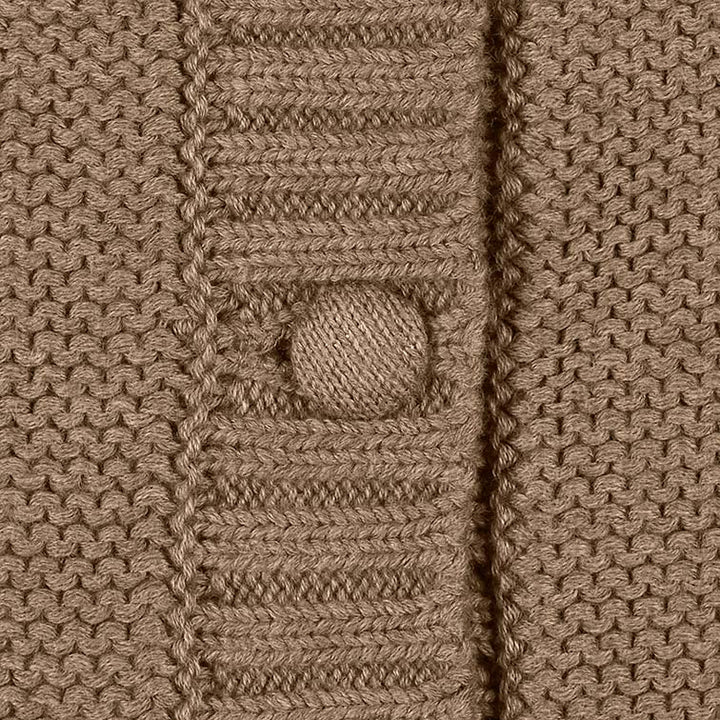 Toshi Organic Cardigan - Andy / Cocoa