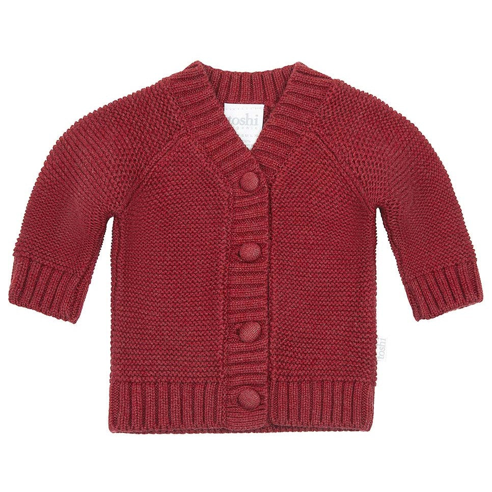 Toshi Organic Cardigan - Andy / Rosewood
