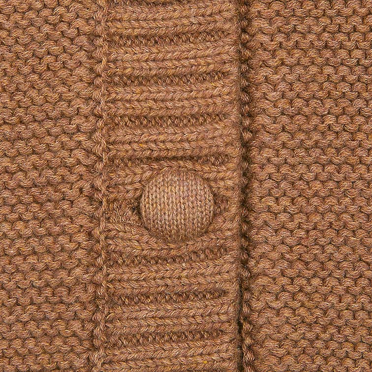 Toshi Organic Cardigan - Andy / Walnut