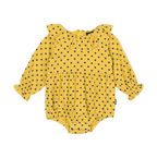 Rock Your Baby Mustard Dot Bodysuit