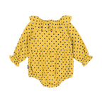 Rock Your Baby Mustard Dot Bodysuit