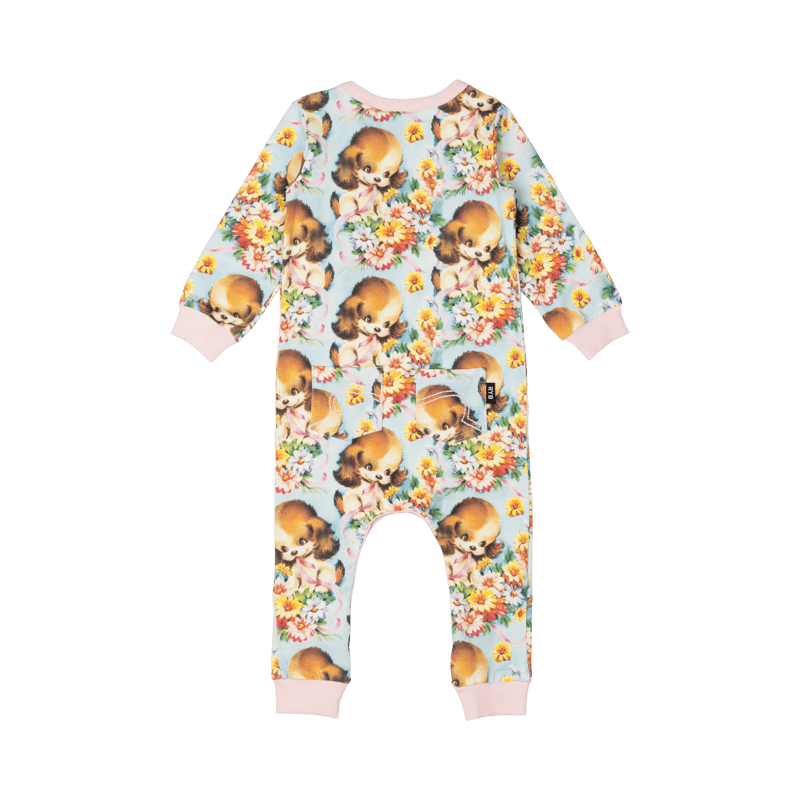 Rock Your Baby Puppy Love Baby Playsuit