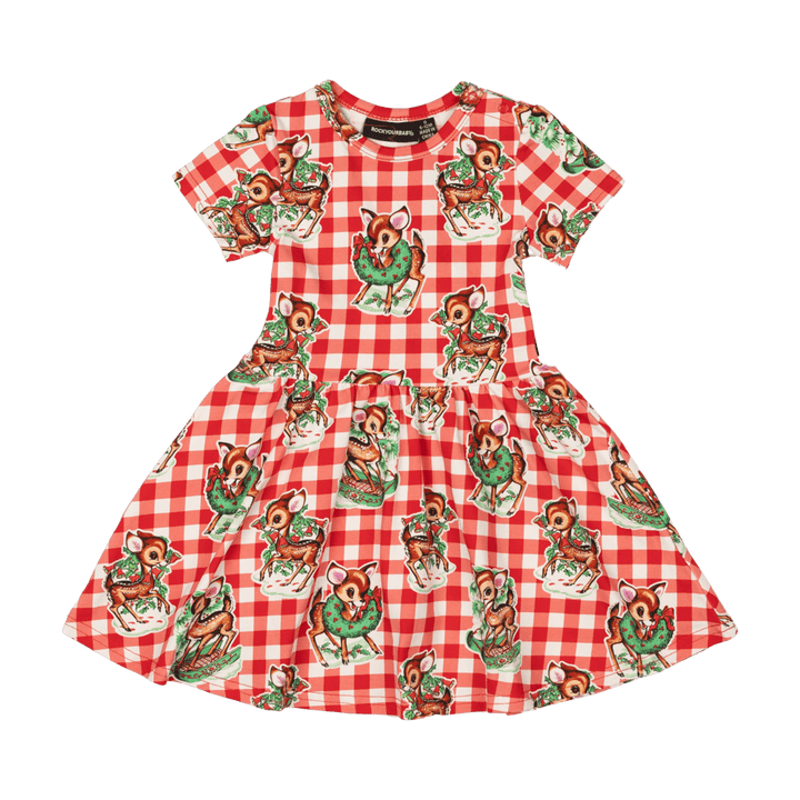 Rock Your Baby Dress - Reindeer Joy | Baby