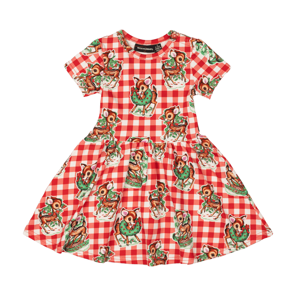 Rock Your Baby Dress - Reindeer Joy | Baby