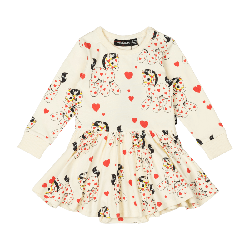 Rock Your Baby XO Pony Baby Waisted Dress