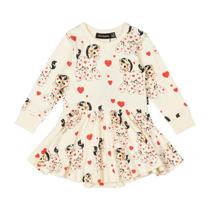 Rock Your Baby XO Pony Baby Waisted Dress