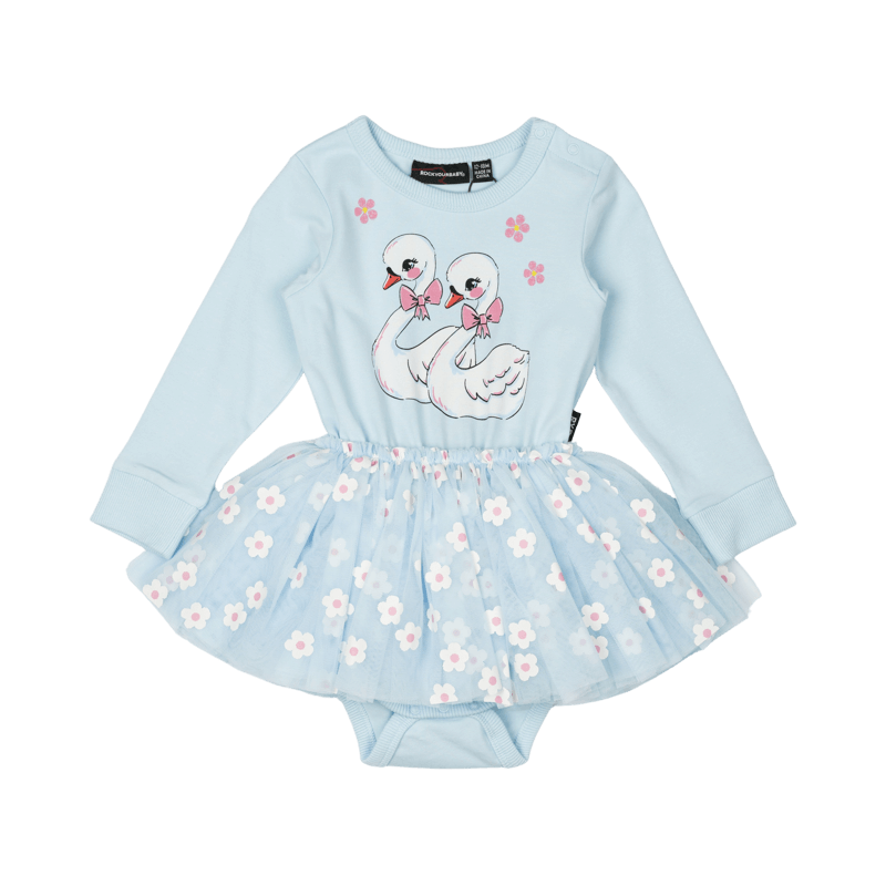 Rock Your Baby Swanee Baby Long Sleeve Circus Dress