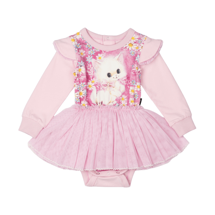 Rock Your Baby White Kitten Baby Circus Dress