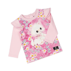 Rock Your Baby White Kitten Baby Long Sleeve T-Shirt
