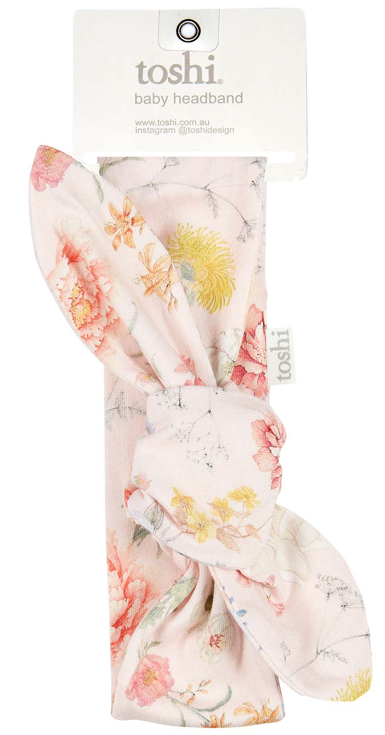 Toshi Baby Headband - Secret Garden Blush
