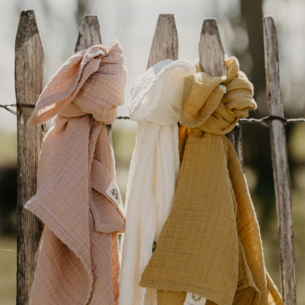 Mustard muslin swaddle store