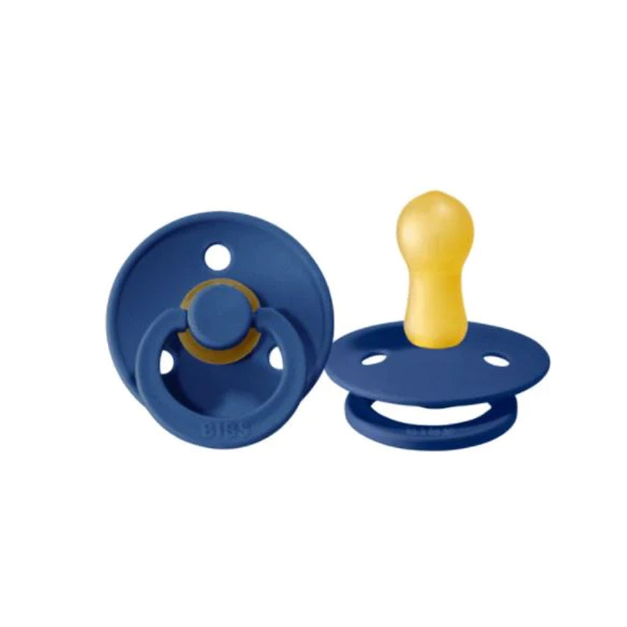 BIBS Colour Pacifier 2 Pack - Midnight