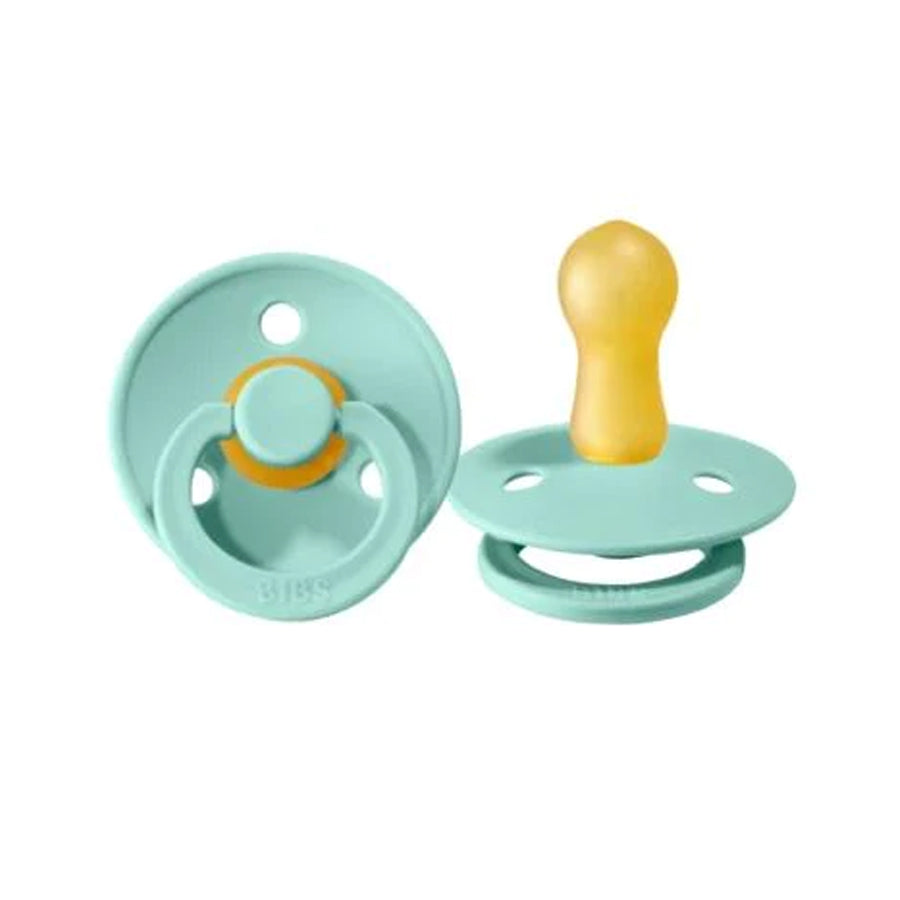 BIBS Colour Pacifier 2 Pack - Mint