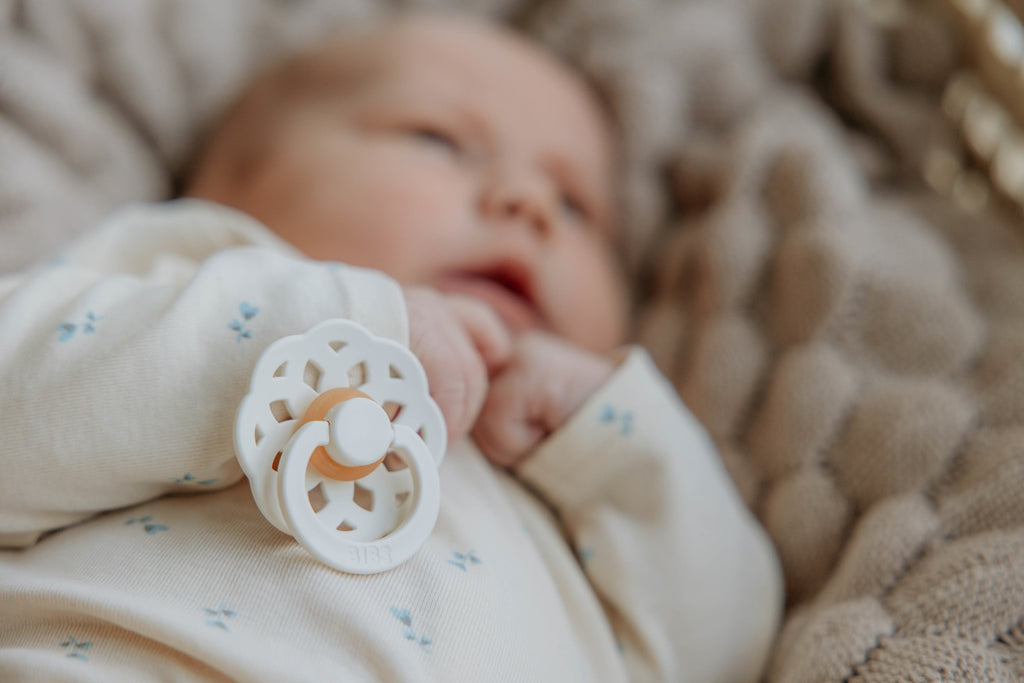 Boheme Pacifier 2 Pack - Ivory/Blossom