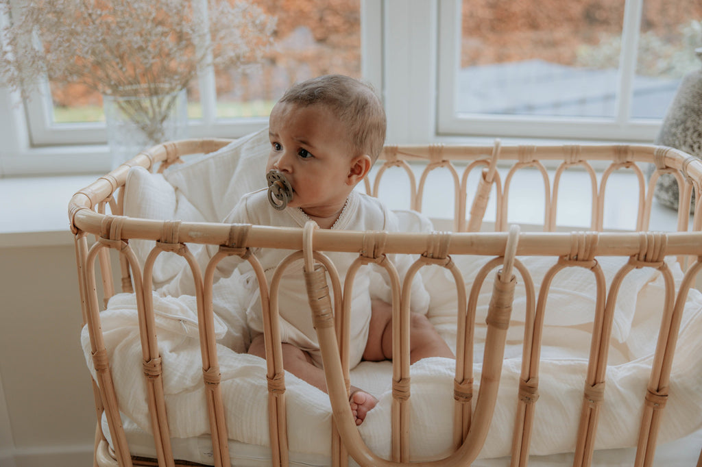 Boheme Pacifier 2 Pack - Peach/Woodchuck