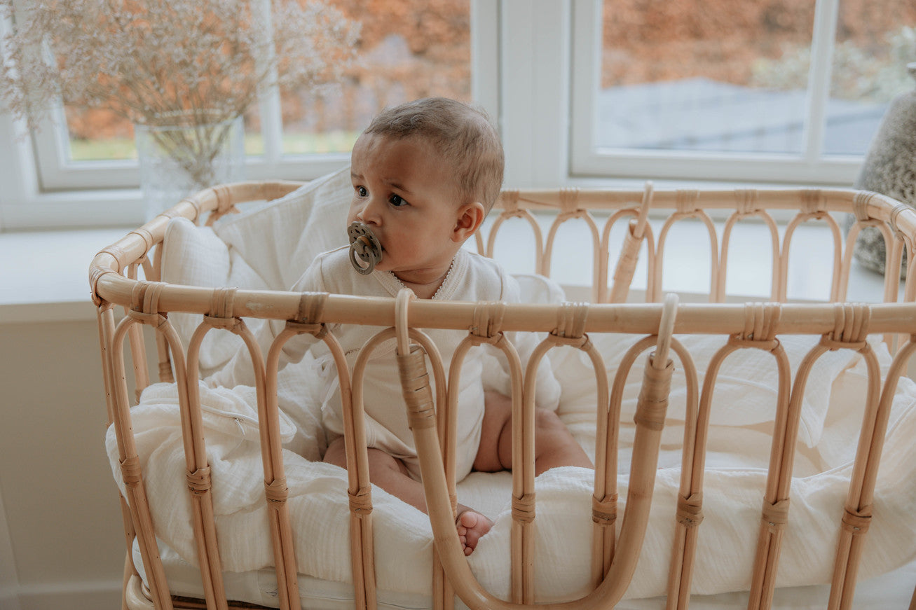 Boheme Pacifier 2 Pack - Peach/Woodchuck